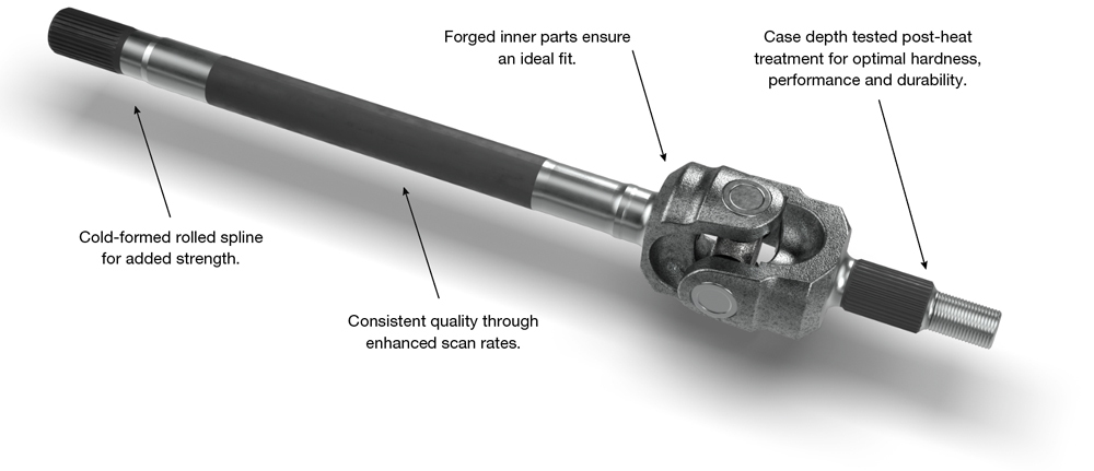 thumbnail image 2 of Spicer 53217 Axle Shaft - Genuine Replacement For Ford F-250/F-350 Dana 60 Axles 2 of 10